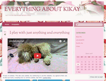 Tablet Screenshot of everythingkikay.wordpress.com