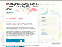 Tablet Screenshot of lahanadiyeti.wordpress.com
