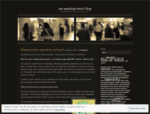 Tablet Screenshot of myspeakingvoice.wordpress.com