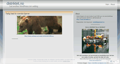 Desktop Screenshot of distriktet.wordpress.com