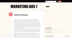 Desktop Screenshot of marketingahs1.wordpress.com