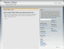 Tablet Screenshot of marengilzer.wordpress.com