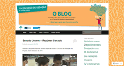 Desktop Screenshot of concursoredacao.wordpress.com