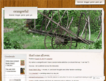 Tablet Screenshot of orangerful.wordpress.com
