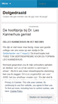 Mobile Screenshot of dolgedraaid.wordpress.com