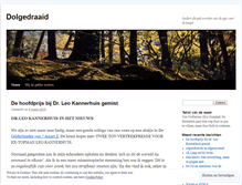 Tablet Screenshot of dolgedraaid.wordpress.com