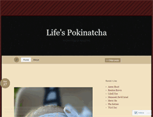 Tablet Screenshot of lifespokinatcha.wordpress.com