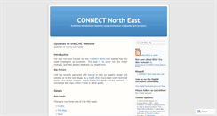 Desktop Screenshot of connectnortheast.wordpress.com