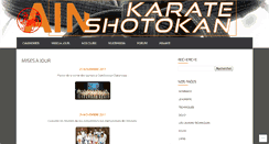Desktop Screenshot of ainkarateshotokan.wordpress.com