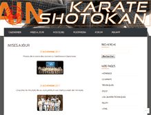 Tablet Screenshot of ainkarateshotokan.wordpress.com