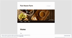 Desktop Screenshot of fairhavenfarmal.wordpress.com