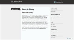 Desktop Screenshot of cosprings.bancdebinaryfraud.wordpress.com