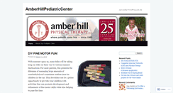 Desktop Screenshot of amberhillpediatriccenter.wordpress.com