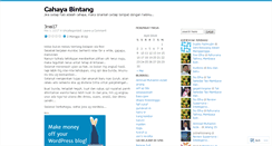 Desktop Screenshot of cahayabintang.wordpress.com