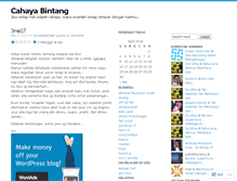Tablet Screenshot of cahayabintang.wordpress.com