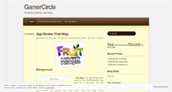 Desktop Screenshot of gamercircle.wordpress.com