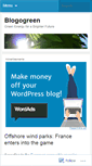 Mobile Screenshot of blogogreen.wordpress.com