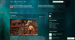 Desktop Screenshot of idiotaignorante.wordpress.com