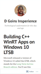 Mobile Screenshot of dgoins.wordpress.com