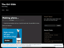 Tablet Screenshot of gibbgirl.wordpress.com