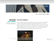 Tablet Screenshot of futecture.wordpress.com