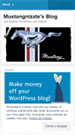 Mobile Screenshot of mustangnizate.wordpress.com