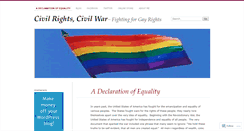 Desktop Screenshot of civilrightscivilwar.wordpress.com