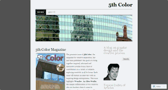 Desktop Screenshot of 5thcolor.wordpress.com