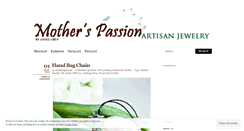 Desktop Screenshot of motherspassion.wordpress.com