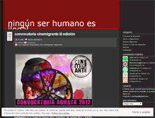 Tablet Screenshot of ningunhumanoilegal.wordpress.com