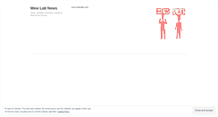 Desktop Screenshot of mewlab.wordpress.com