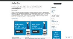 Desktop Screenshot of bigfatblog.wordpress.com