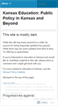 Mobile Screenshot of kansaseducation.wordpress.com