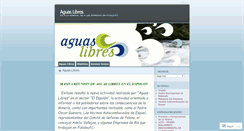 Desktop Screenshot of aguaslibres.wordpress.com