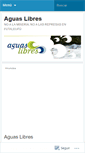 Mobile Screenshot of aguaslibres.wordpress.com
