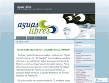 Tablet Screenshot of aguaslibres.wordpress.com