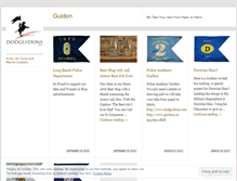 Tablet Screenshot of guidons.wordpress.com