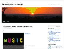 Tablet Screenshot of exincorp.wordpress.com