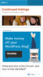 Mobile Screenshot of continuedinklings.wordpress.com