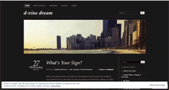 Desktop Screenshot of divinedream.wordpress.com