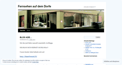 Desktop Screenshot of fernsehenaufdemdorfe.wordpress.com