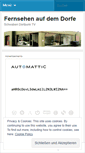 Mobile Screenshot of fernsehenaufdemdorfe.wordpress.com