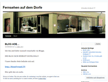 Tablet Screenshot of fernsehenaufdemdorfe.wordpress.com