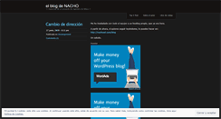 Desktop Screenshot of nachoad.wordpress.com