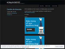 Tablet Screenshot of nachoad.wordpress.com