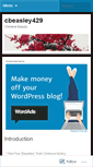 Mobile Screenshot of cbeasley429.wordpress.com