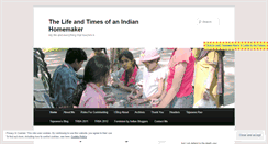 Desktop Screenshot of indianhomemaker.wordpress.com