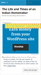 Mobile Screenshot of indianhomemaker.wordpress.com
