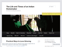 Tablet Screenshot of indianhomemaker.wordpress.com