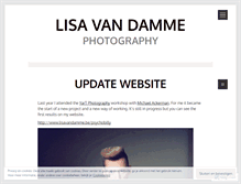 Tablet Screenshot of lisavandamme.wordpress.com